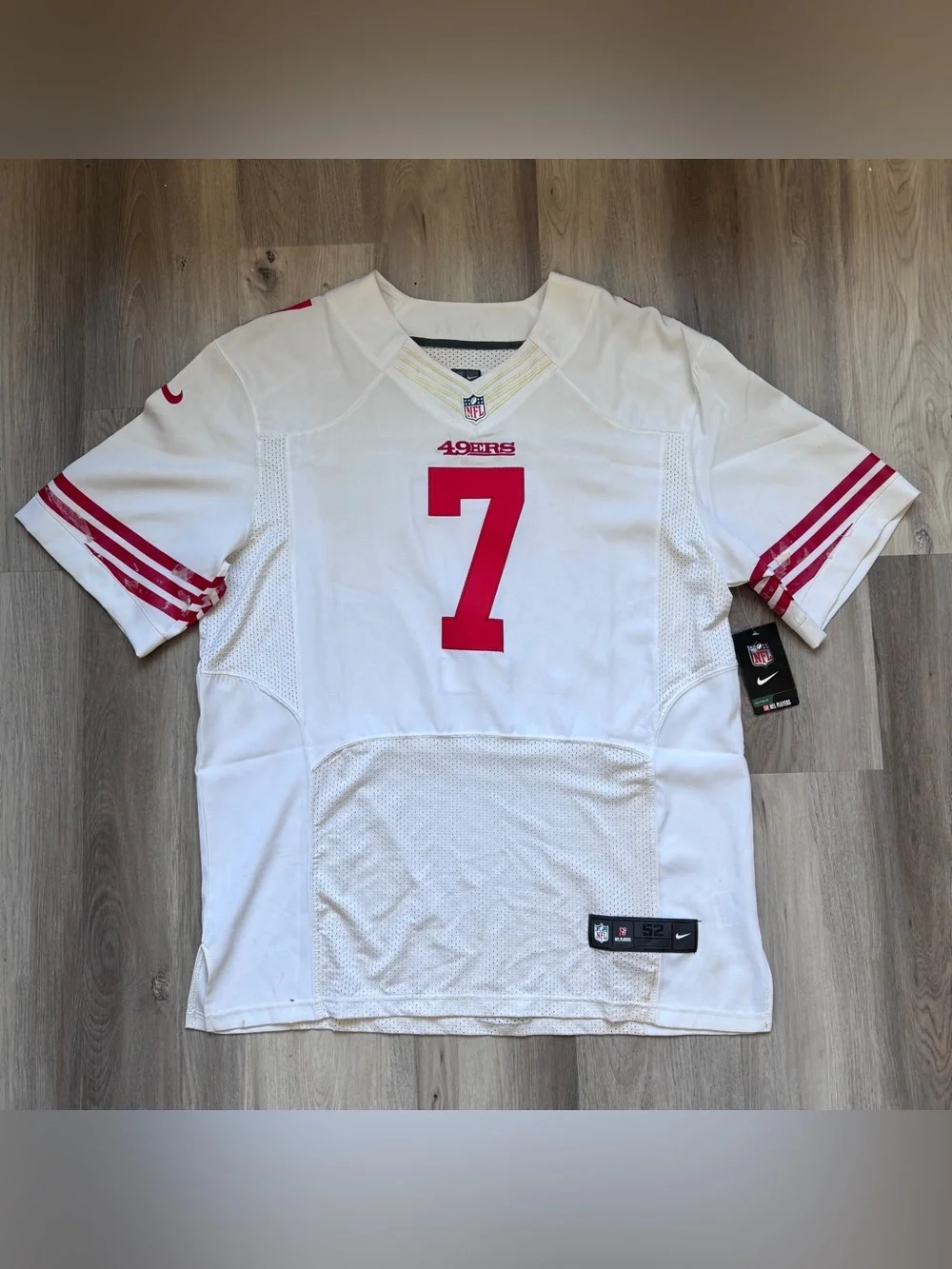 Nike San Francisco 49ers Colin Kaepernick Number 7 Football Jersey NWT • Sz Xl (